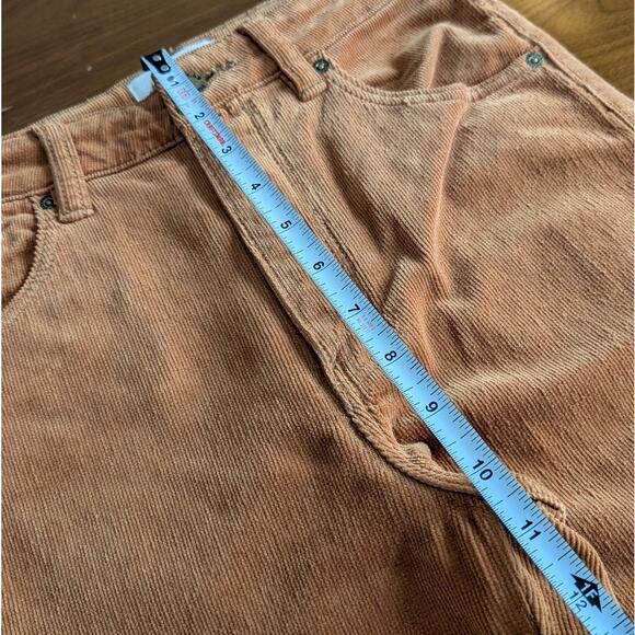 Rolla's Original Straight Cord Rust High-rise Pants, size 24 - Picture 7 of 11